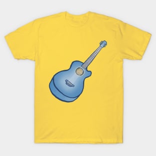 Blue acoustic guitar T-Shirt